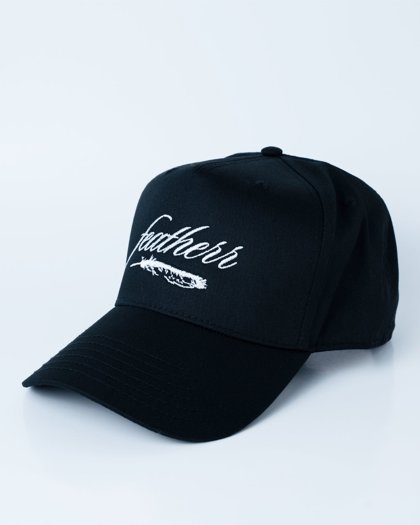 Featherr Signature Hat - White & Black